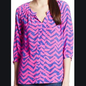 Lilly Pulitzer Moxy Silk Top